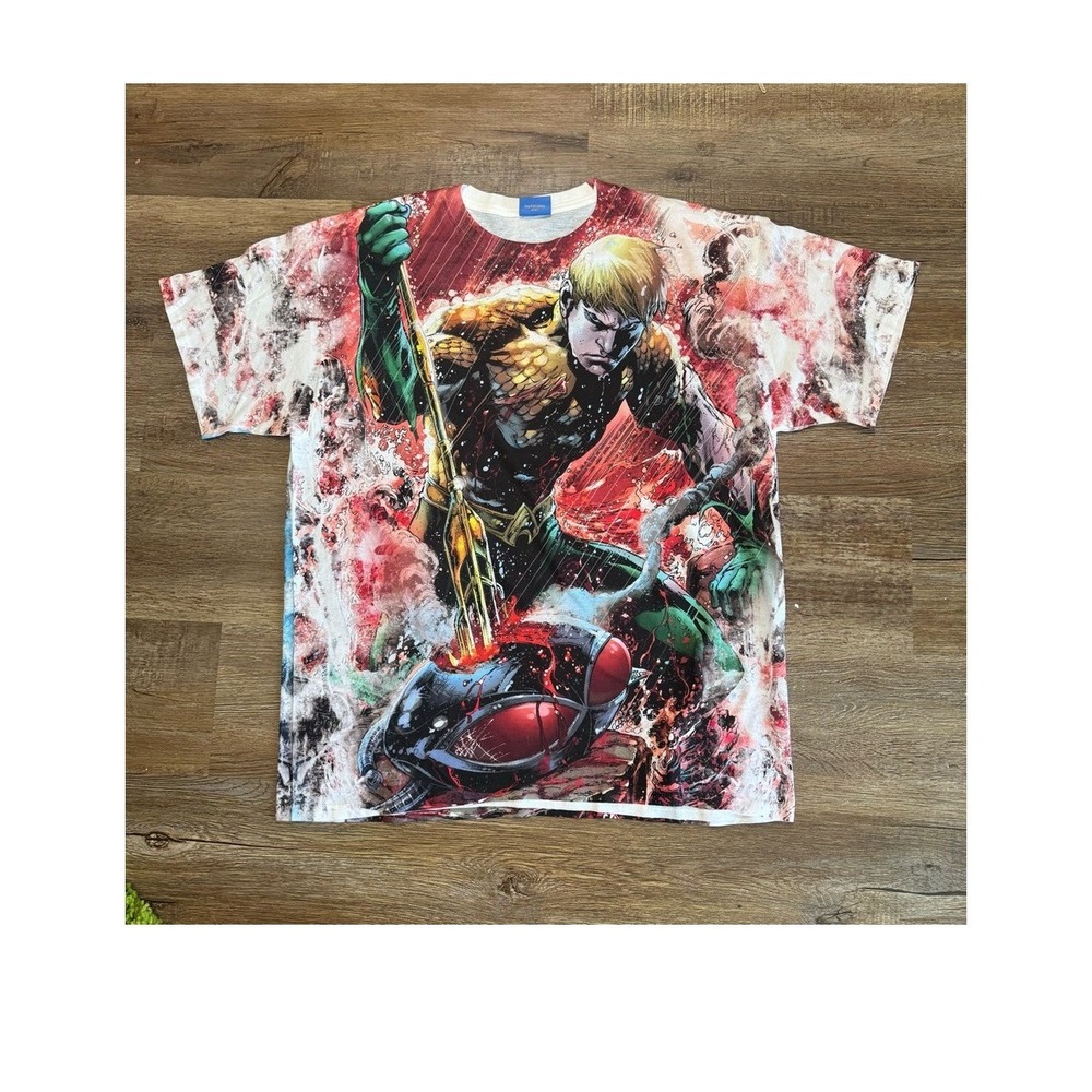 Y2K‎ Aquaman Justice League AOP T Shirt